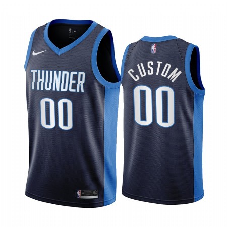 Herren NBA Oklahoma City Thunder Trikot Benutzerdefinierte 2020-21 Earned Edition Swingman